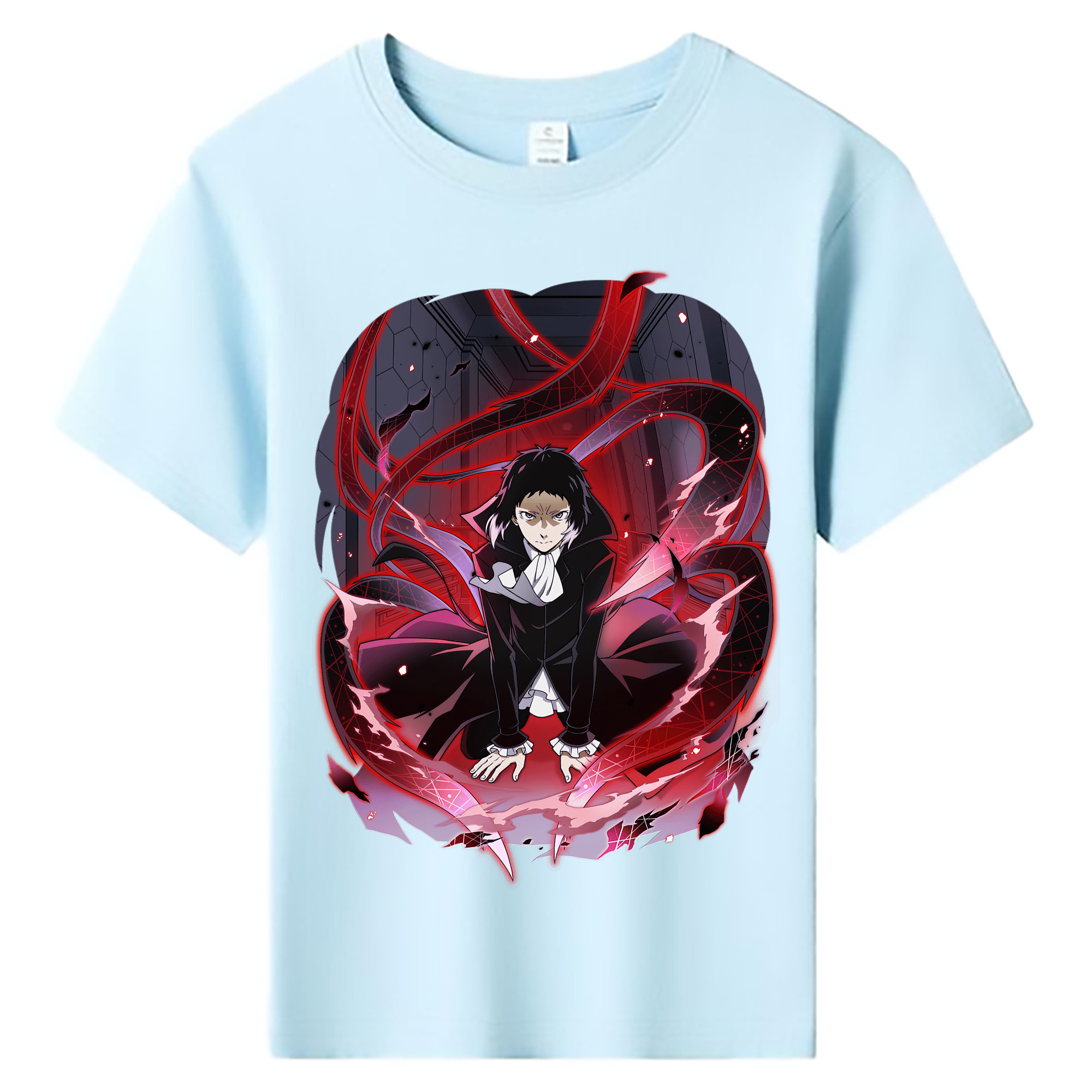 （画像用） 文豪ストレイドッグス Bungo Stray Dogs 綿100％キッズTシャツ（フロントプリント）